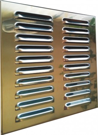 Větrací mřížka z nerezového plechu vyrobená na míru